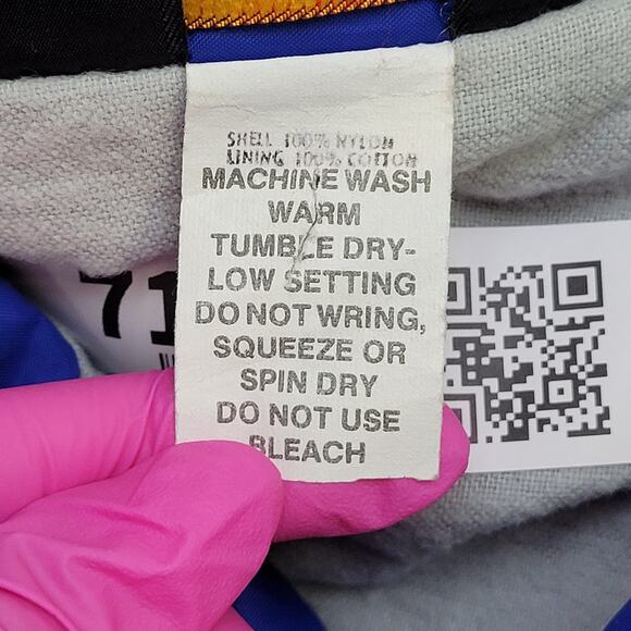 Vintage 70s Windbreaker Coach Jacket Large 25x28 Baggy USA - Picture 8 of 13